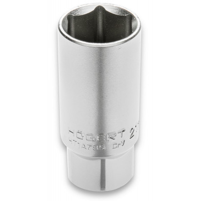 Головка свечная шестигранная 1/2", 21 мм, CrV50BV32 HT1A785 HOEGERT