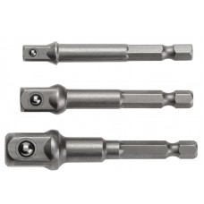 Набор держателей торцевых головок для шуруповерта, 1/4", 3/8", 1/2" HT1S445 HOEGERT