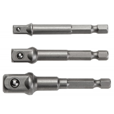 Набор держателей торцевых головок для шуруповерта, 1/4", 3/8", 1/2" HT1S445 HOEGERT