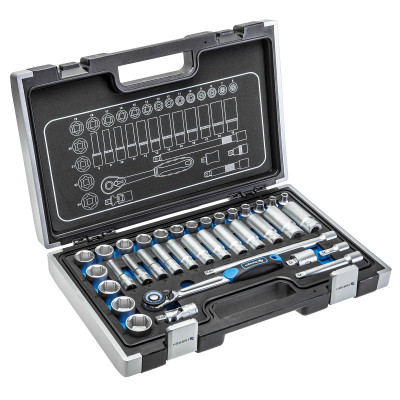 Набор инструментов 36 шт., 3/8" HT1R465 HOEGERT