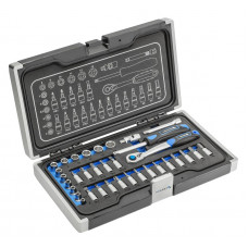Набор инструментов 34 шт., 1/4" HT1R464 HOEGERT