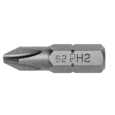 Биты PH2, 25 мм, сталь S2, 10 шт. HT1S304 HOEGERT Биты PH2, 25 мм, сталь S2, 10 шт. HT1S304 HOEGERT
