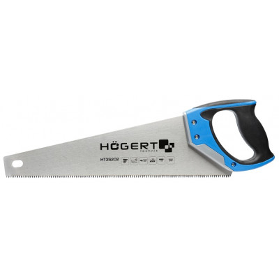 Пила-ножовка 400 мм, 7 TPI, закаленное, трехстороняя заточка HT3S202 HOEGERT