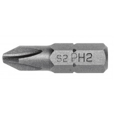 Биты PH2, 25 мм, сталь S2, 5 шт. HT1S302 HOEGERT